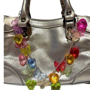 Butterfly & Heart Bag Charm/ Jean Charm